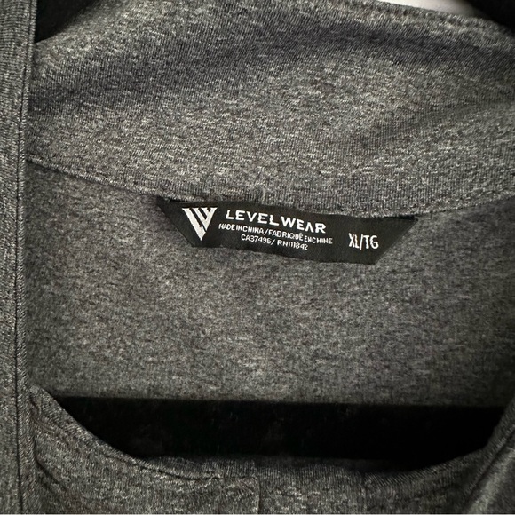 Size XL Men’s Levelwear 1/4 Zip Performance Golf Polo Long Sleeve Shirt - Picture 4 of 5